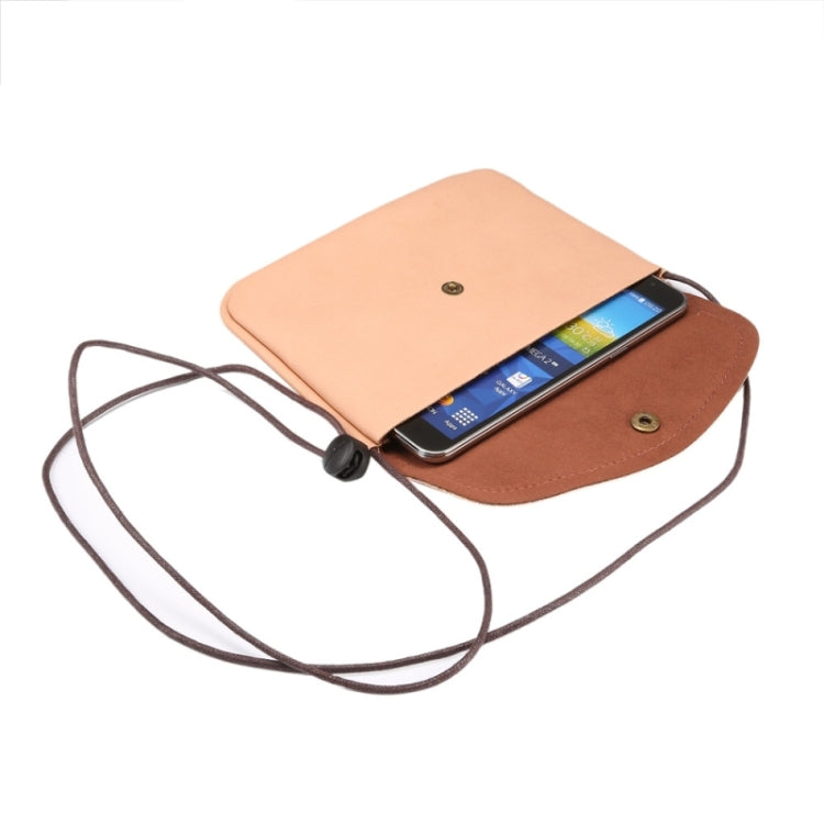 Universal PU Leather Case / Phone Leather Bag with String for iPhone 6s Plus, Galaxy Note 5 & Note 4 / A8 / S6 edge+, Huawei P8 & P7 / Honor 6