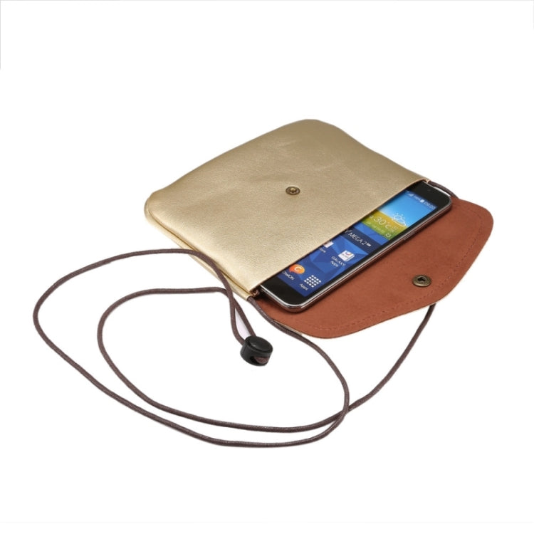Universal PU Leather Case / Phone Leather Bag with String for iPhone 6s Plus, Galaxy Note 5 & Note 4 / A8 / S6 edge+, Huawei P8 & P7 / Honor 6