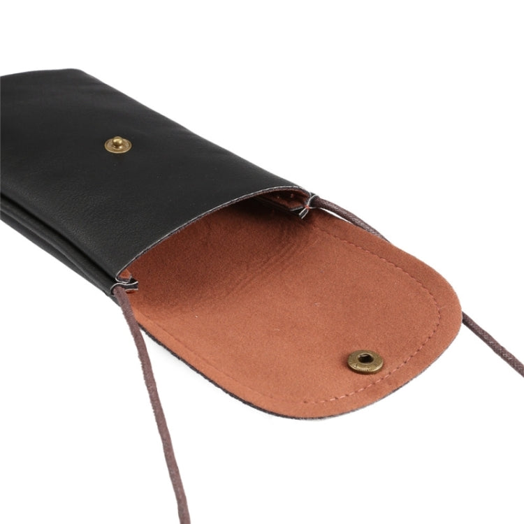 Universal Vertical PU Leather Case / Phone Leather Bag with String