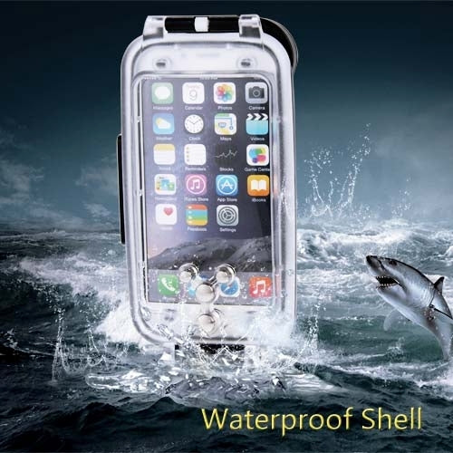 IPX8 Waterproof Dustproof Shockproof Protective Case with Lanyard for iPhone 6 Plus & 6S Plus