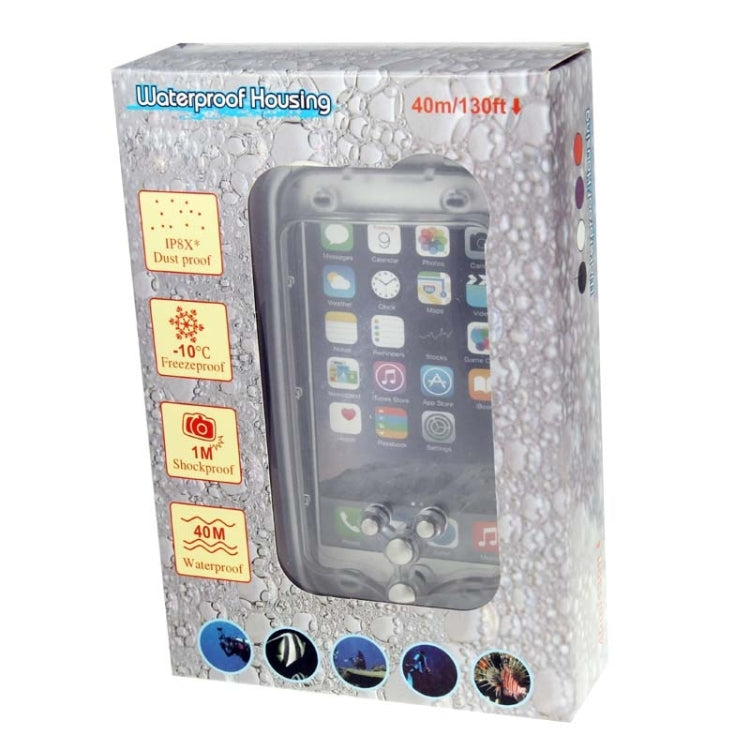 IPX8 Waterproof Dustproof Shockproof Protective Case with Lanyard for iPhone 6 Plus & 6S Plus