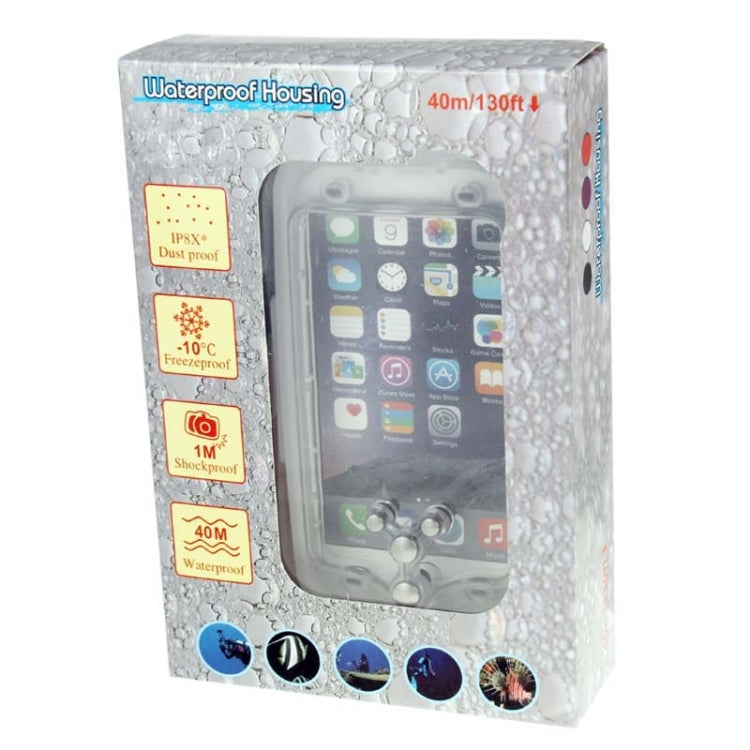 IPX8 Waterproof Dustproof Shockproof Protective Case with Lanyard for iPhone 6 Plus & 6S Plus