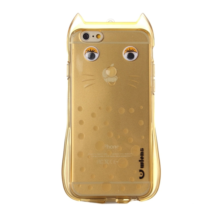 Cat Pattern TPU Protective Case with Lanyard for iPhone 6 Plus & 6s Plus