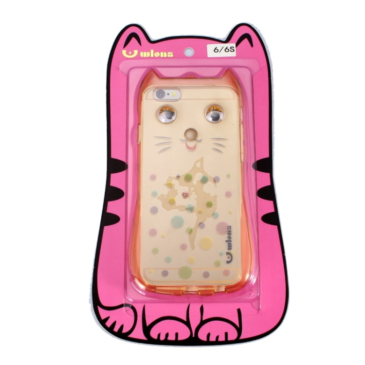 Cat Pattern TPU Protective Case with Lanyard for iPhone 6 Plus & 6s Plus