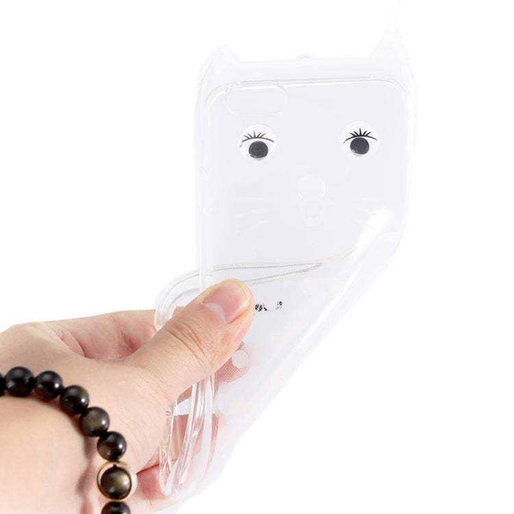 Cat Pattern TPU Protective Case with Lanyard for iPhone 6 Plus & 6s Plus
