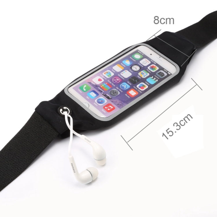 Waterproof Sports Waist Bag Pouch with Earphone Hole for iPhone 6 Plus & 6s Plus