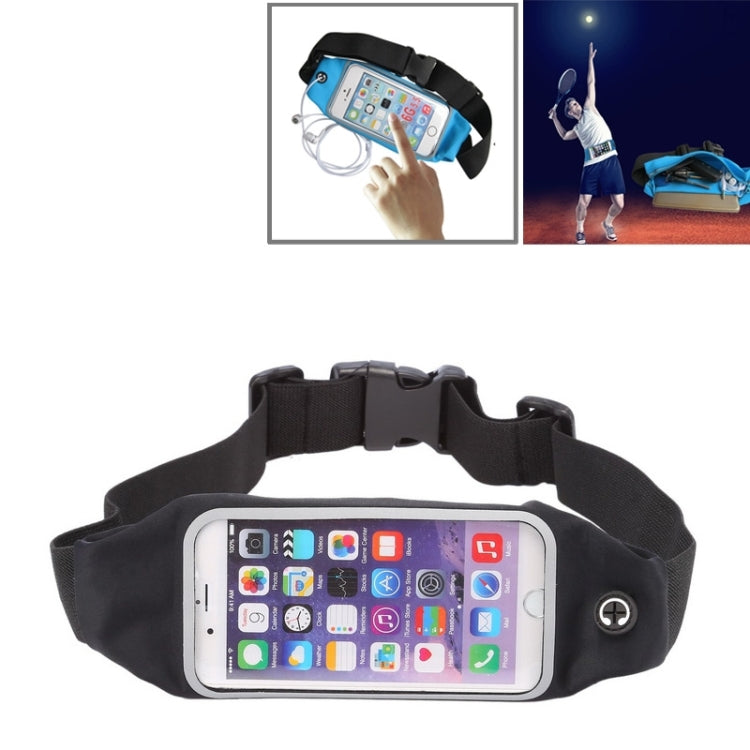 Waterproof Sports Waist Bag Pouch with Earphone Hole for iPhone 6 Plus & 6s Plus
