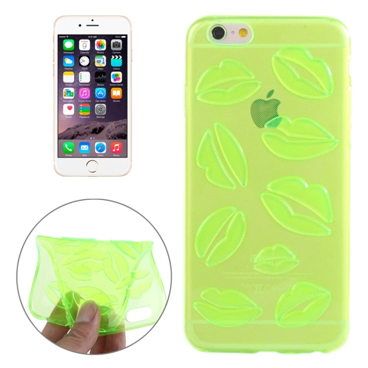Lip Pattern TPU Case for iPhone 6 Plus & 6s Plus