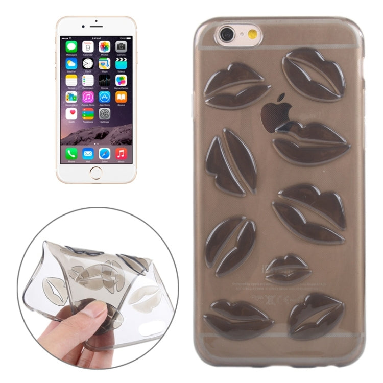 Lip Pattern TPU Case for iPhone 6 Plus & 6s Plus
