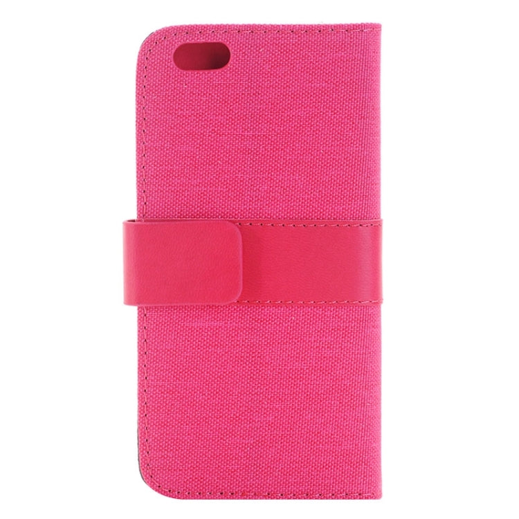 For iPhone 6 Plus & 6s Plus Denim Texture Horizontal Flip Leather Case with Holder & Card Slots
