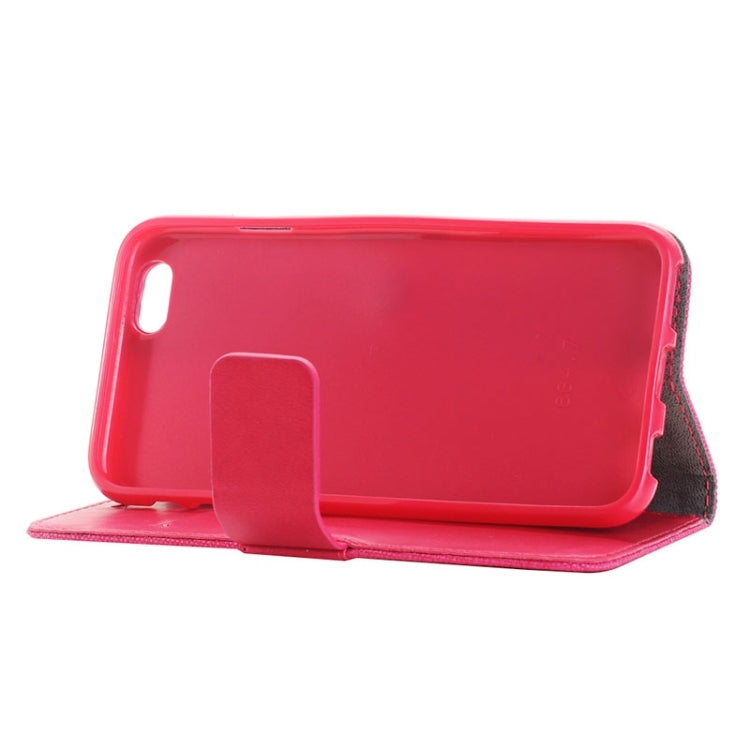 For iPhone 6 Plus & 6s Plus Denim Texture Horizontal Flip Leather Case with Holder & Card Slots