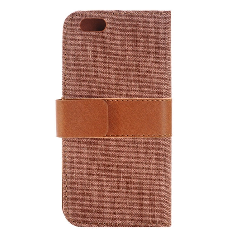 For iPhone 6 Plus & 6s Plus Denim Texture Horizontal Flip Leather Case with Holder & Card Slots