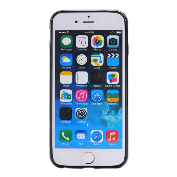 3D Pistol Pattern PU Paste Skin TPU Protective Case for iPhone 6 Plus & 6s Plus(White)