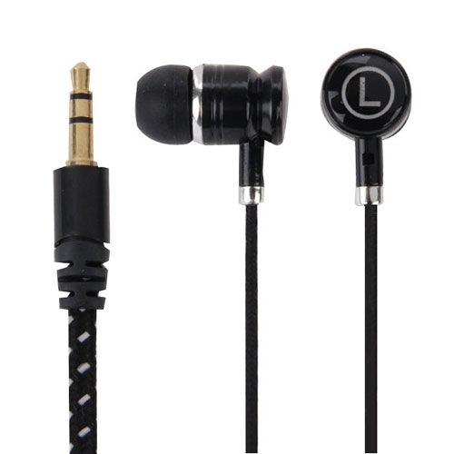 Wooden Beads Style In-ear Stereo Necklace Headphone