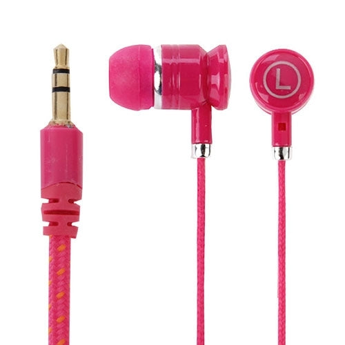Wooden Beads Style In-ear Stereo Necklace Headphone