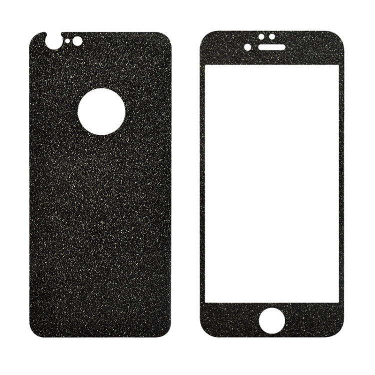 0.3mm 9H Surface Hardness Glitter Powder Front + Back Tempered Glass Film for iPhone 6 Plus & 6s Plus