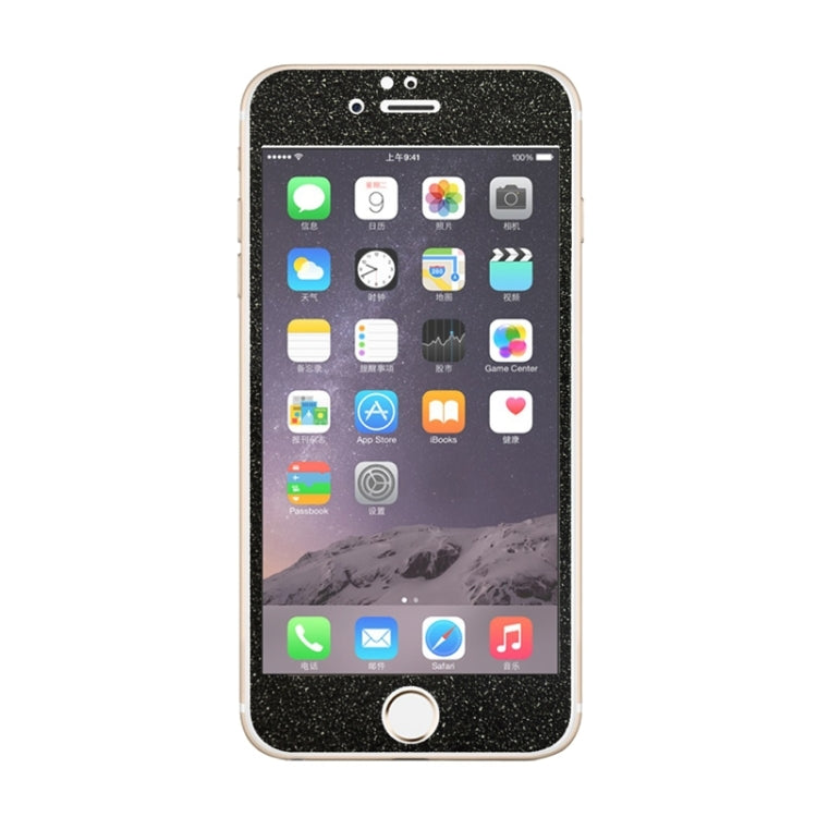 0.3mm 9H Surface Hardness Glitter Powder Front + Back Tempered Glass Film for iPhone 6 Plus & 6s Plus