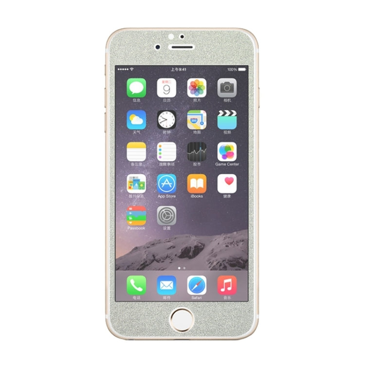 0.3mm 9H Surface Hardness Glitter Powder Front + Back Tempered Glass Film for iPhone 6 Plus & 6s Plus