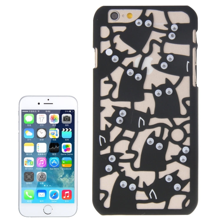 3D Eyes Owls Pattern Plastic Protective Case for iPhone 6 Plus