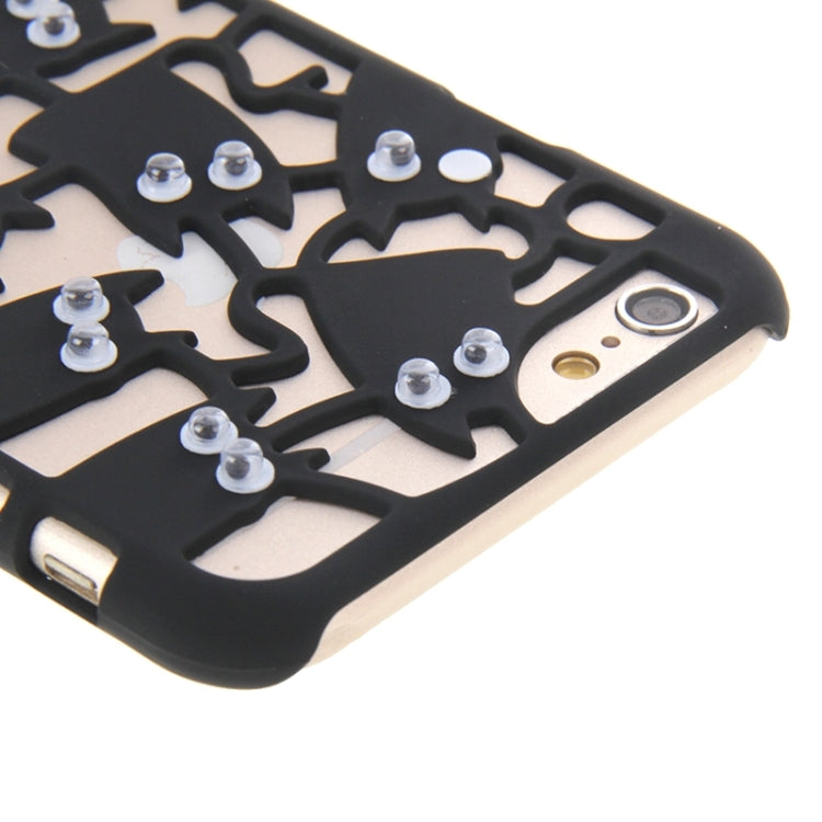 3D Eyes Owls Pattern Plastic Protective Case for iPhone 6 Plus
