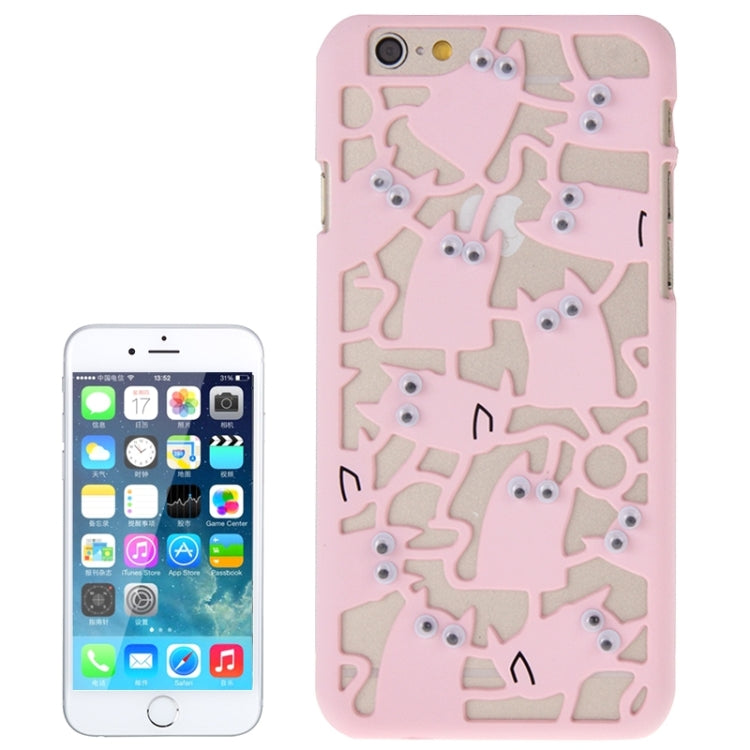 3D Eyes Owls Pattern Plastic Protective Case for iPhone 6 Plus