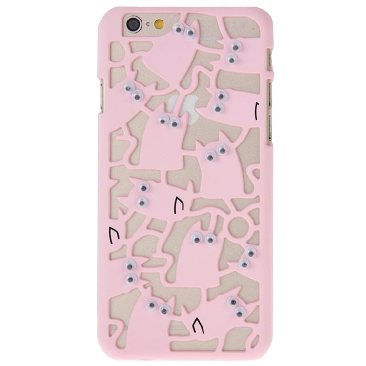 3D Eyes Owls Pattern Plastic Protective Case for iPhone 6 Plus