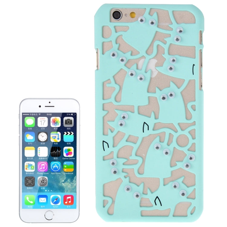 3D Eyes Owls Pattern Plastic Protective Case for iPhone 6 Plus
