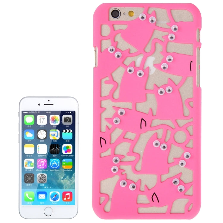 3D Eyes Owls Pattern Plastic Protective Case for iPhone 6 Plus