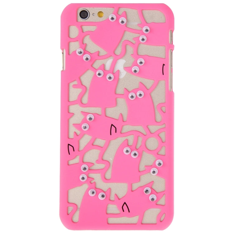 3D Eyes Owls Pattern Plastic Protective Case for iPhone 6 Plus