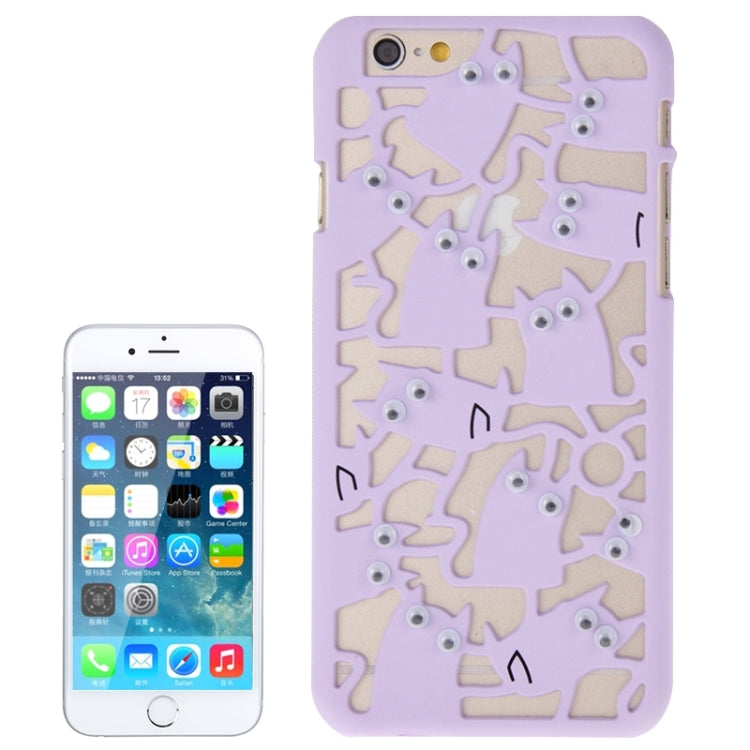 3D Eyes Owls Pattern Plastic Protective Case for iPhone 6 Plus