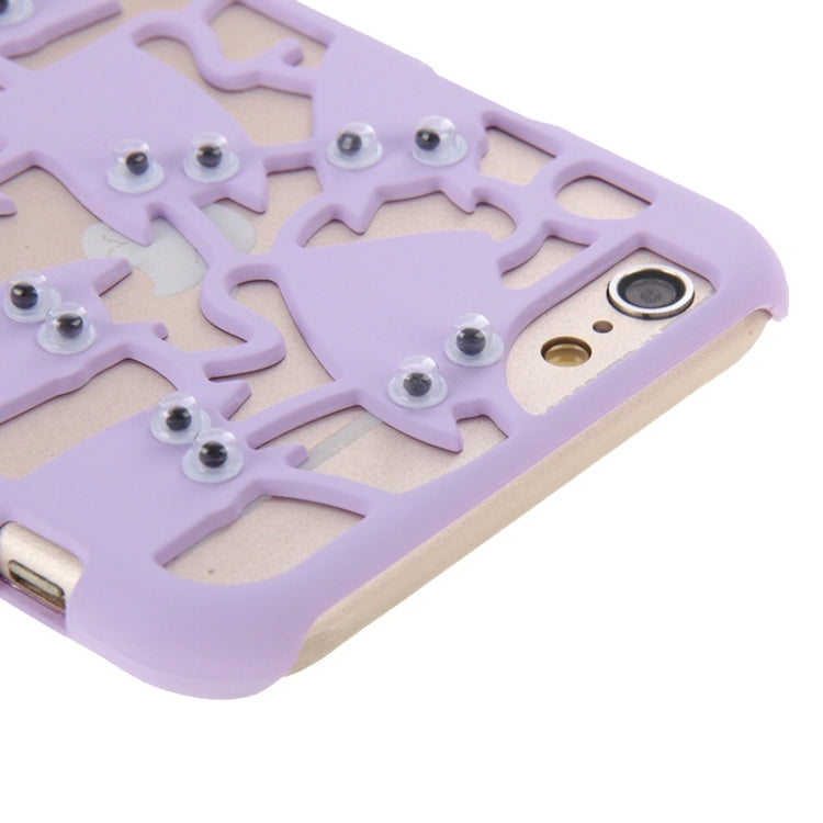 3D Eyes Owls Pattern Plastic Protective Case for iPhone 6 Plus