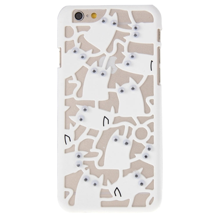 3D Eyes Owls Pattern Plastic Protective Case for iPhone 6 Plus