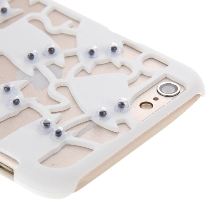 3D Eyes Owls Pattern Plastic Protective Case for iPhone 6 Plus