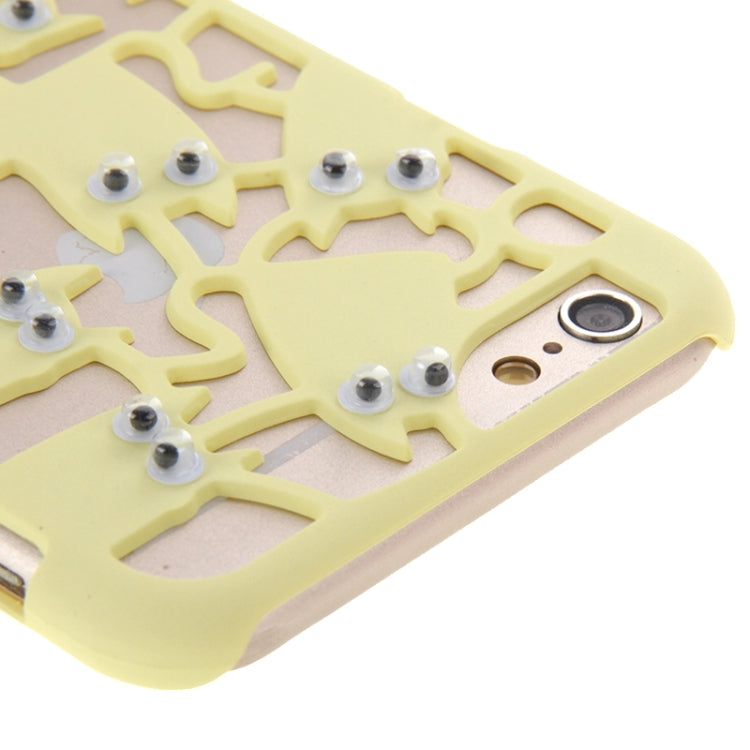 3D Eyes Owls Pattern Plastic Protective Case for iPhone 6 Plus