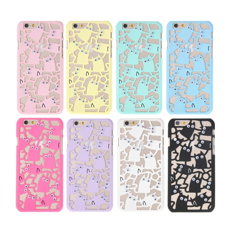 3D Eyes Owls Pattern Plastic Protective Case for iPhone 6 Plus