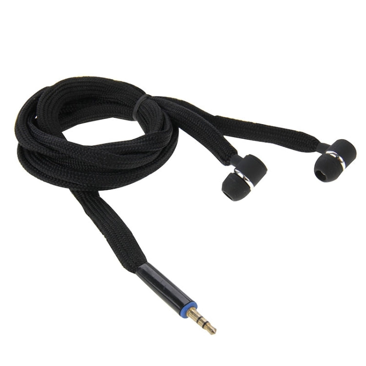 Shoelace Style In-ear Stereo Necklace Headphone