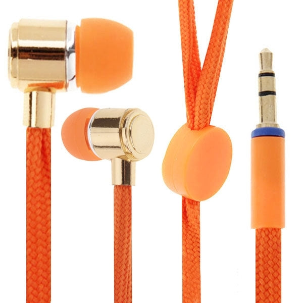 Shoelace Style In-ear Stereo Necklace Headphone
