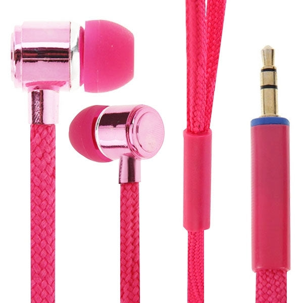 Shoelace Style In-ear Stereo Necklace Headphone