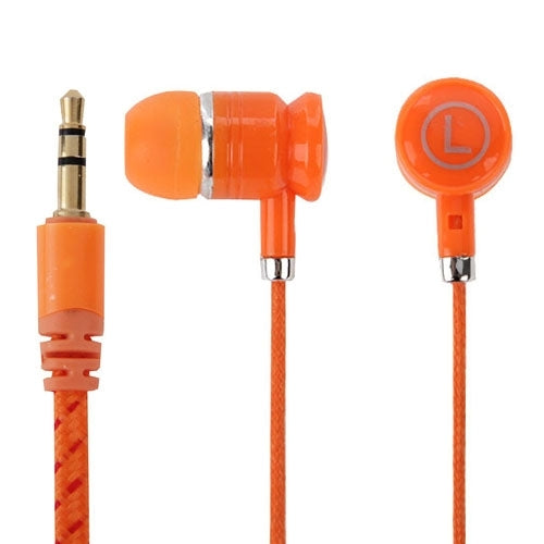 Multicolour Beads Style In-ear Stereo Necklace Headphone
