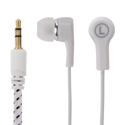 Diamond-Encrusted Beads Style In-ear Stereo Necklace Headphone