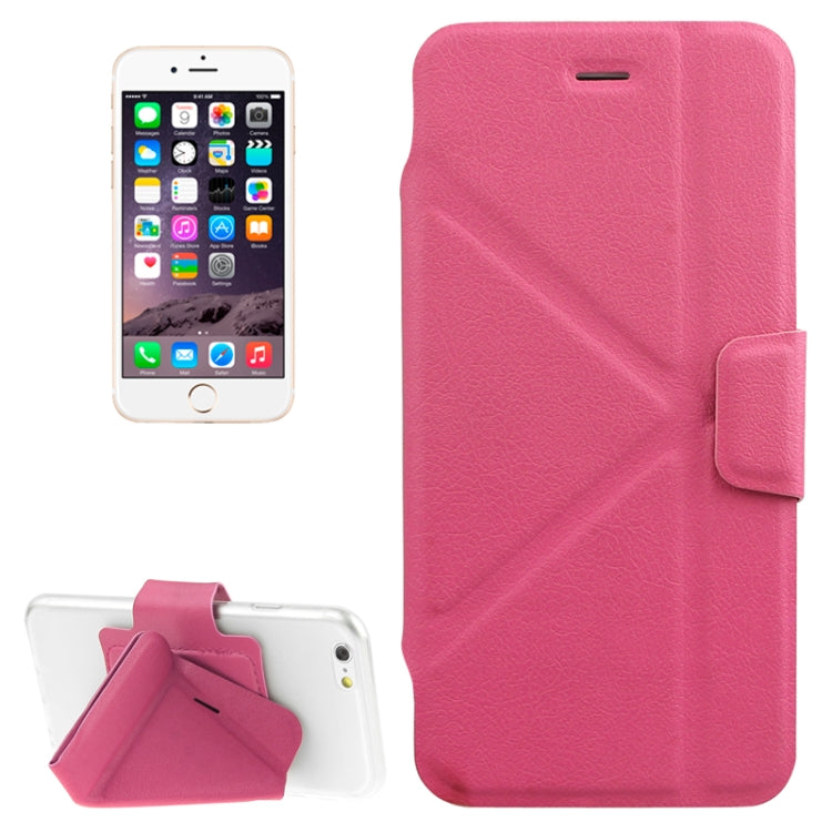 Multi-folding Crazy Horse Texture PU Leather Case with Holder for