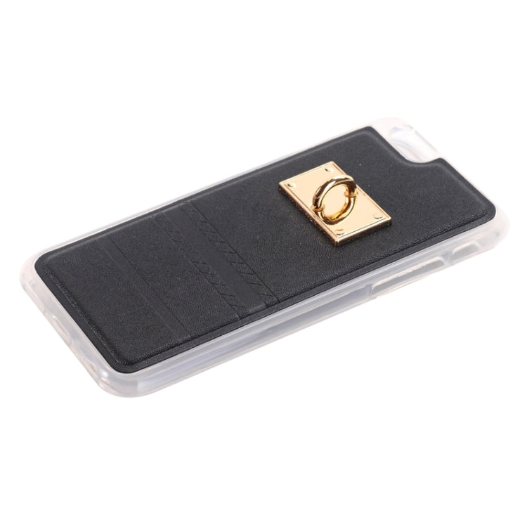 PU Paste Skin TPU Protective Case with Fox Pendant for iPhone 6 Plus & 6s Plus