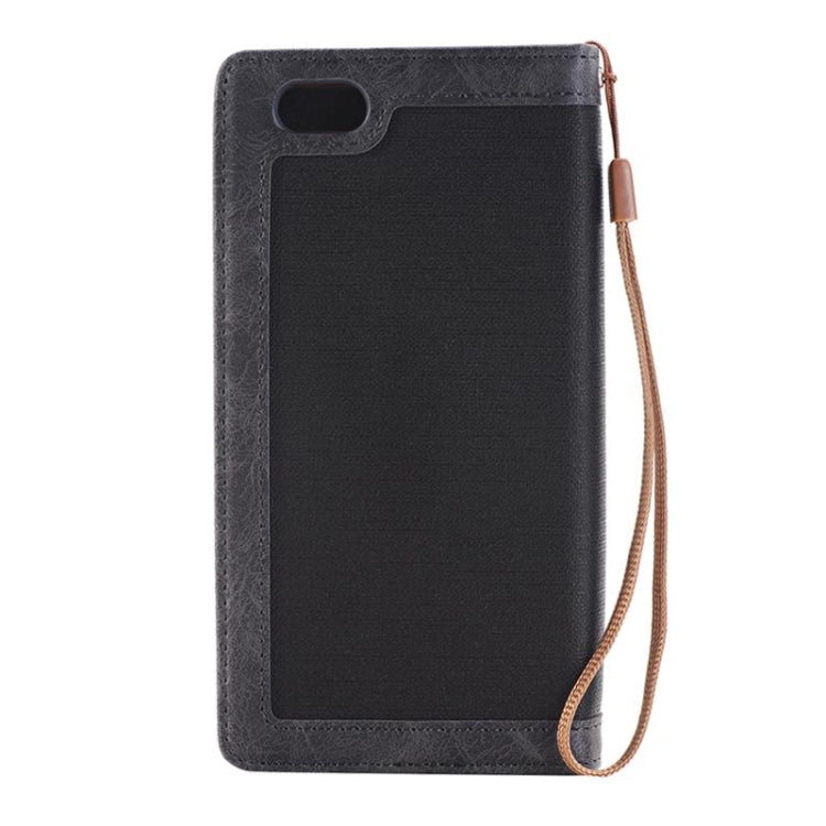 For iPhone 6 Plus & 6s Plus Denim Texture Magnetic Horizontal Flip Leather Case with Holder & Card Slots & Wallet & Lanyard