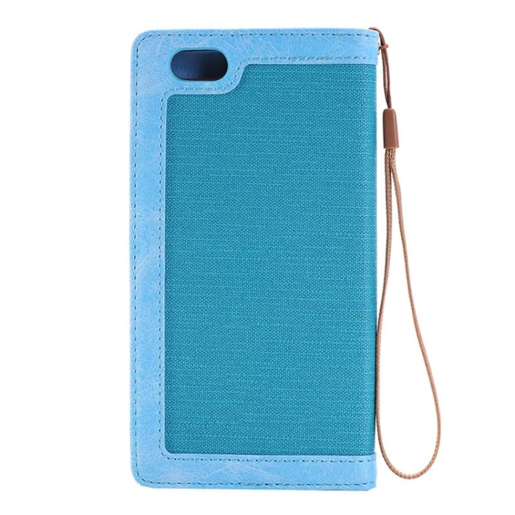 For iPhone 6 Plus & 6s Plus Denim Texture Magnetic Horizontal Flip Leather Case with Holder & Card Slots & Wallet & Lanyard