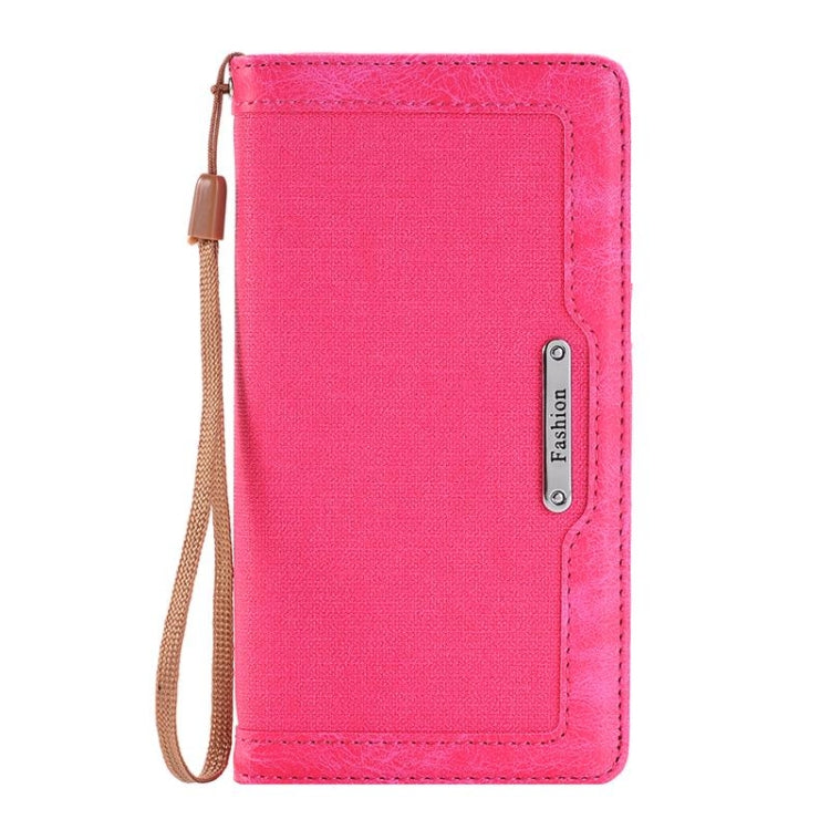 For iPhone 6 Plus & 6s Plus Denim Texture Magnetic Horizontal Flip Leather Case with Holder & Card Slots & Wallet & Lanyard