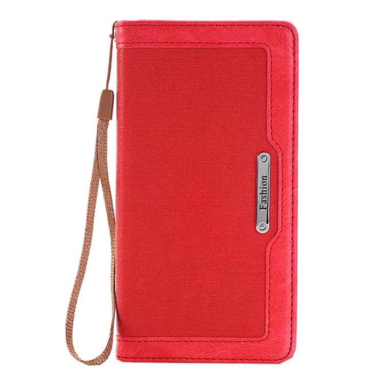 For iPhone 6 Plus & 6s Plus Denim Texture Magnetic Horizontal Flip Leather Case with Holder & Card Slots & Wallet & Lanyard
