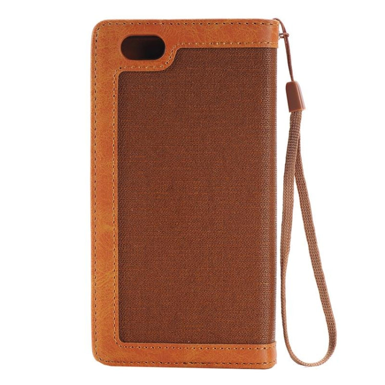 For iPhone 6 Plus & 6s Plus Denim Texture Magnetic Horizontal Flip Leather Case with Holder & Card Slots & Wallet & Lanyard