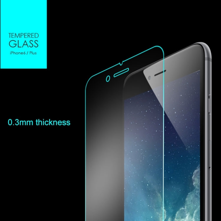 0.3mm 9H Surface Hardness 2.15D Explosion-proof Tempered Glass Film with Dual-touch Function for iPhone 6 Plus