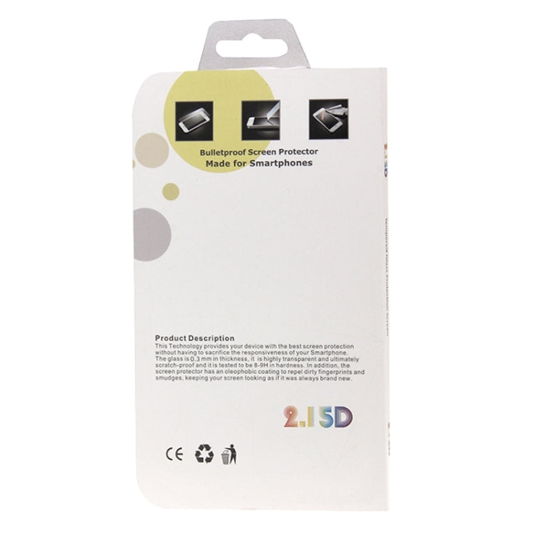 0.3mm 9H Surface Hardness 2.15D Explosion-proof Tempered Glass Film with Dual-touch Function for iPhone 6 Plus