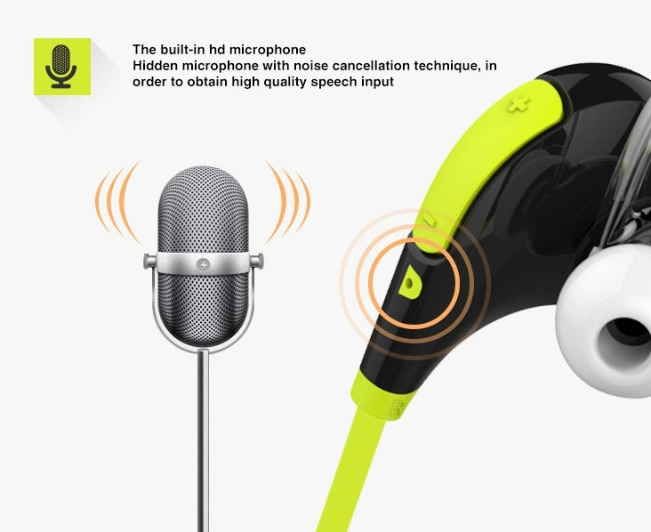 URANT UNT-1 Wireless Bluetooth Stereo Sport Earphone, Support Hands-free & SIRI & Music for iPhone 6 & 6 Plus, iPhone 6S & 6S Plus, Galaxy S6 / S6 edge / S6 edge+ / Note 5, HTC, Sony